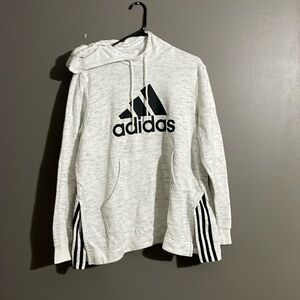 Adidas White Hoodie